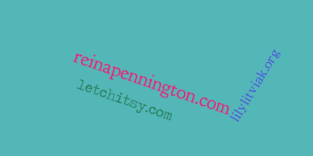 Changes to my web sites